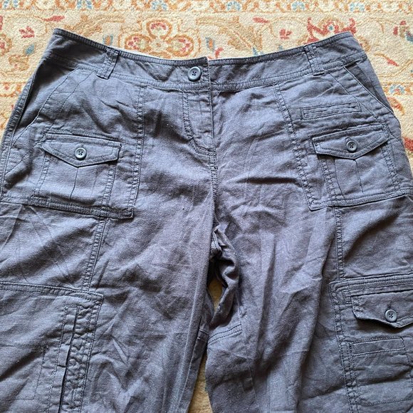 Gray Dual Length Cargo Pants, Size 12, NWT - Picture 4 of 8